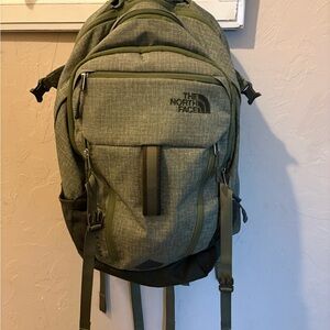 The North Face Surge Olive Green Men's Backpack